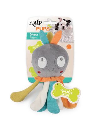 Afp Pups - Octopus Peluş Ahtapot Yavru Köpek Oyun.