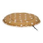 Pet Comfort Sunflower Kedi ve Köpek Yatağı Çift Taraflı Sarı Star/Peluş 60cm - Görsel 2