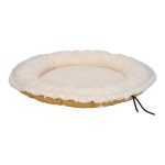 Pet Comfort Sunflower Kedi ve Köpek Yatağı Çift Taraflı Sarı Star/Peluş 60cm - Görsel 3