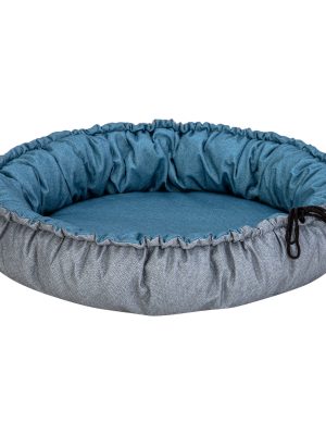 Pet Comfort Sunflower Kedi ve Köpek Yatağı Çift Taraflı Mavi/Gri 85cm
