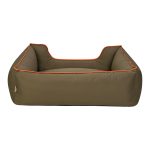 Pet Comfort Alpha  Köpek Yatağı Haki w Turuncu Biye L 105x85cm - Görsel 3