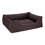 Pet Comfort Alpha Köpek Yatağı Kahverengi w Mor Biye L 105x85cm - Görsel 2