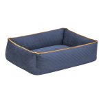 Pet Comfort Golf Kedi ve Köpek Yatağı Parliament Mavi w Hardal Biye XS 55x45cm - Görsel 2