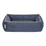 Pet Comfort Golf Kedi ve Köpek Yatağı Parliament Mavi w Hardal Biye XS 55x45cm - Görsel 3