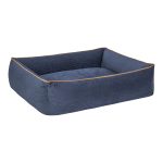 Pet Comfort Golf  Köpek Yatağı Parliament Mavi w Hardal Biye M 90x70cm - Görsel 2