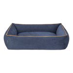 Pet Comfort Golf  Köpek Yatağı Parliament Mavi w Hardal Biye M 90x70cm - Görsel 3