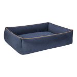 Pet Comfort Golf  Köpek Yatağı Parliament Mavi w Hardal Biye L 105x80cm - Görsel 2