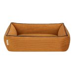 Pet Comfort Golf Kedi ve Köpek Yatağı Hardal w Parliament Mavi Biye XS 55x45cm - Görsel 3