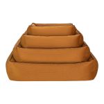 Pet Comfort Golf  Kedi ve Köpek Yatağı Hardal w Parliament Mavi Biye S 75x60cm - Görsel 4