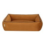 Pet Comfort Golf  Kedi ve Köpek Yatağı Hardal w Parliament Mavi Biye S 75x60cm - Görsel 3