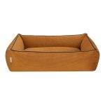 Pet Comfort Golf  Köpek Yatağı Hardal w Parliament Mavi Biye M 90x70cm - Görsel 3