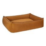 Pet Comfort Golf Köpek Yatağı Hardal w Parliament Mavi Biye L 105x80cm - Görsel 2