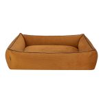 Pet Comfort Golf Köpek Yatağı Hardal w Parliament Mavi Biye L 105x80cm - Görsel 3