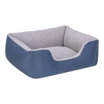 Pet Comfort Echo  Kedi ve Köpek Yatağı Mavi/Gri Peluş S 60x50cm - Görsel 2
