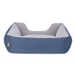 Pet Comfort Echo Köpek Yatağı Mavi/Gri Peluş M 80x65cm - Görsel 3