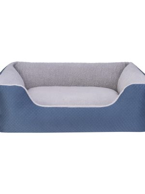 Pet Comfort Echo Köpek Yatağı Mavi/Gri Peluş L 105x80cm