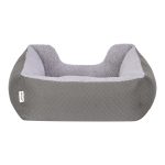 Pet Comfort Echo  Kedi ve Köpek Yatağı Gri/Gri Peluş S 60x50cm - Görsel 3