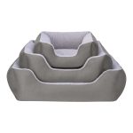 Pet Comfort Echo  Kedi ve Köpek Yatağı Gri/Gri Peluş S 60x50cm - Görsel 4