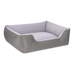 Pet Comfort Echo  Köpek Yatağı Gri/Gri Peluş L 105x80cm - Görsel 2