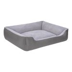 Pet Comfort Bravo Duo  Köpek Yatağı Gri/Gri Peluş XL 105x80cm - Görsel 2