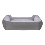 Pet Comfort Bravo Duo  Köpek Yatağı Gri/Gri Peluş XL 105x80cm - Görsel 3