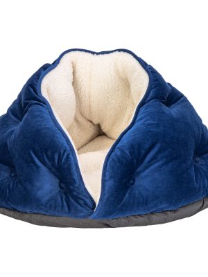 Pet Comfort Paris Kedi ve Köpek Yatağı Parliament Mavi 60cm