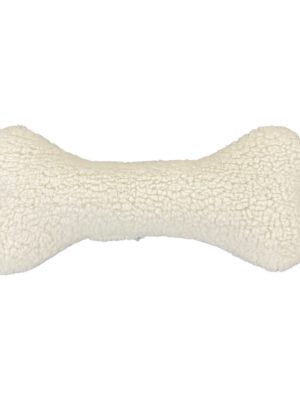 Pet Comfort Peluş Kemik Köpek Oyuncağı Ekru 32cm
