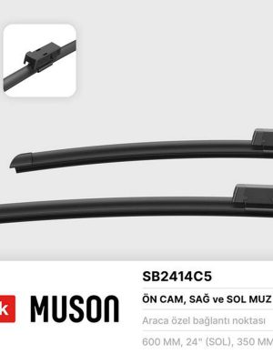 SİLECEK SÜPÜRGESİ 600/350MM MUZ TİPİ MG ZS-ZS EV 10/17