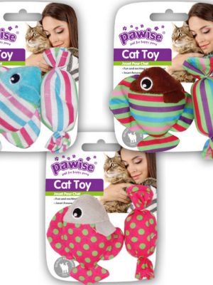 Pawise Şeker - Balık Kedi Oyuncağı