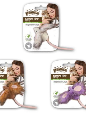 Pawise Catnipli Peluş Fare Kedi Oyuncağı 6 cm