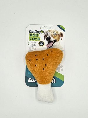 EuroDog Peluş Etli But Köpek Oyuncağı 14x10 Cm