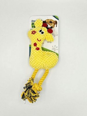EuroDog Peluş Zürafa Köpek Oyuncağı 28x15 Cm