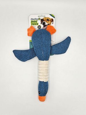 EuroDog Peluş Ördek Köpek Oyuncağı 30x9 Cm