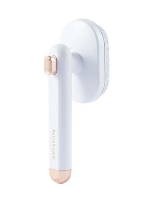 Kendini Temizleyen Dönen Kedi Köpek Fırçası Beyaz