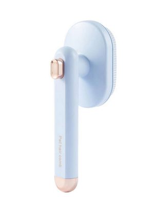 Kendini Temizleyen Dönen Kedi Köpek Fırçası Mavi