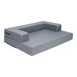 Pet Comfort Gloria Sofa Orthopedik Su Geçirmez Köpek Yatağı, Gri 70x53x8cm - Görsel 2