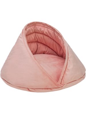 Pet Comfort Oyster Kedi/Köpek Yatağı, Pembe 55x55x32cm