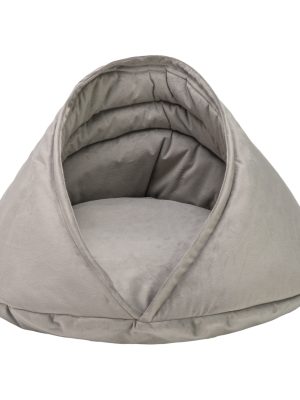 Pet Comfort Oyster Kedi/Köpek Yatağı, Gri 55x55x32cm
