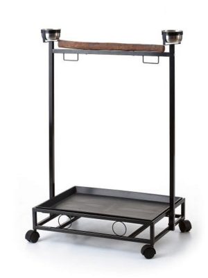 Papağan Sehpası Dövme Demir