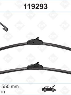 SİLECEK 55 55 X2 FLATBLADE-MUZ TİPİ LANDROVER DISCOVERY 3 04 RANGEROVER SPORT 05