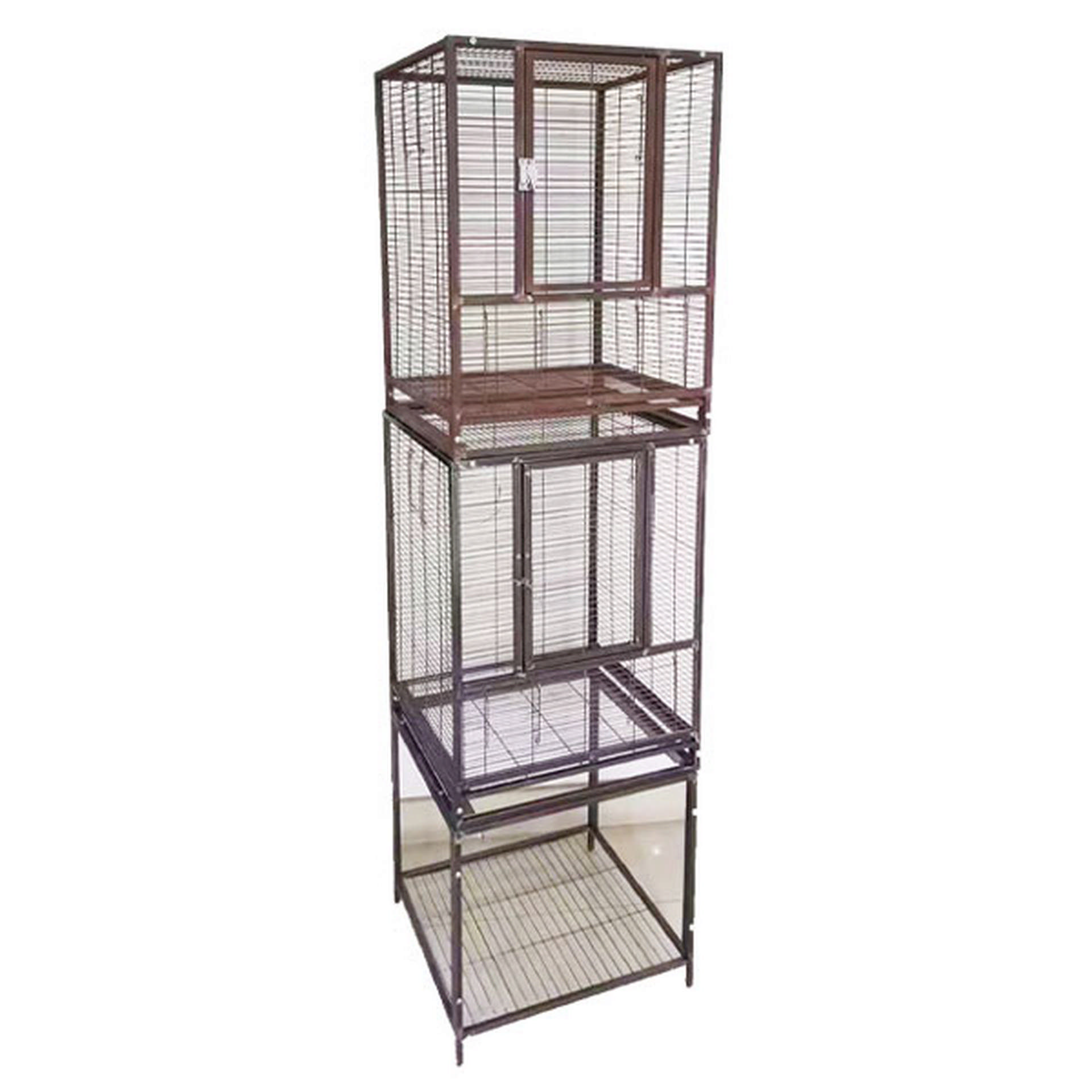 1088094_830-BG003.jpg EUROGOLD BÜYÜK PAPAĞAN KAFESI (45CM X 48 XM X 185 CM) 10073 - Görsel 1