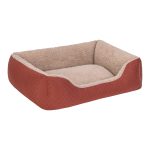 Pet Comfort Bravo Duo  Kedi ve Köpek Yatağı Tarçın/Bej S 55x45cm - Görsel 2