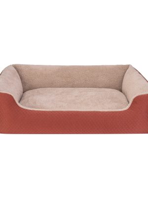 Pet Comfort Bravo Duo  Köpek Yatağı Tarçın/Bej XL 105x80cm