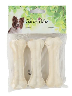 Gardenmix Sütlü Deri Kemik 10 Cm 40-45 G3 Lü Paket