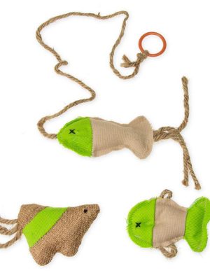 Karlıe Kedi Otlu İpli Oyuncak 2,5 * 9* 18,5 Cm