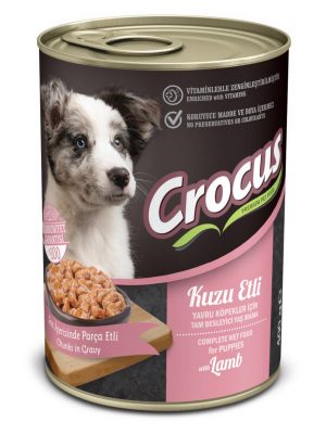 CROCUS YAVRU KÖPEK KUZU ETLI YAŞ MAMA 400 GR