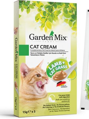 GARDEN MIX KEDI KREMASI KUZU KEDI OTU 5 X 15 GR