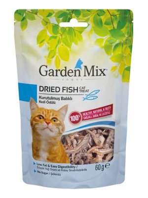 Garden Mıx Kurutulmuş Balıklı Kedi Ödülü 60 Gr