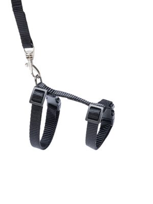 Karlıe Kedi Göğüs Tasması Siyah 120