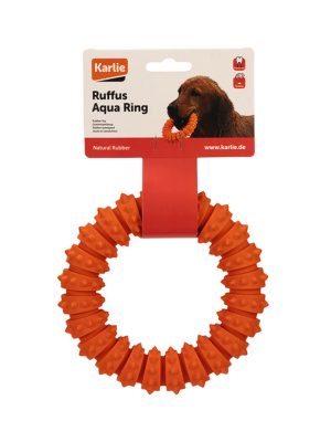 Karlıe Plastik Halka Köpek Oyuncağı Turuncu 15